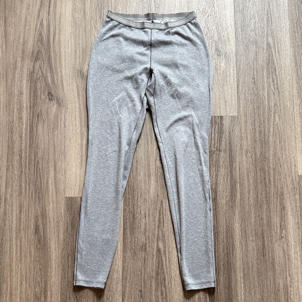 Patagonia Gray Leggings Activewear Capilene 3 Mid weight Layer Size XS